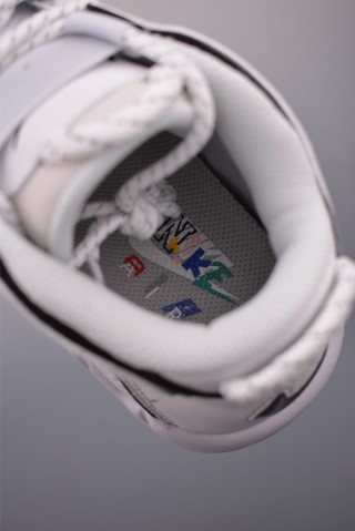 Nike Air More Uptempo 'White / Black' view 9