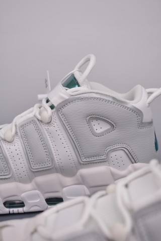 Nike Air More Uptempo 'Grey / Green' view 8