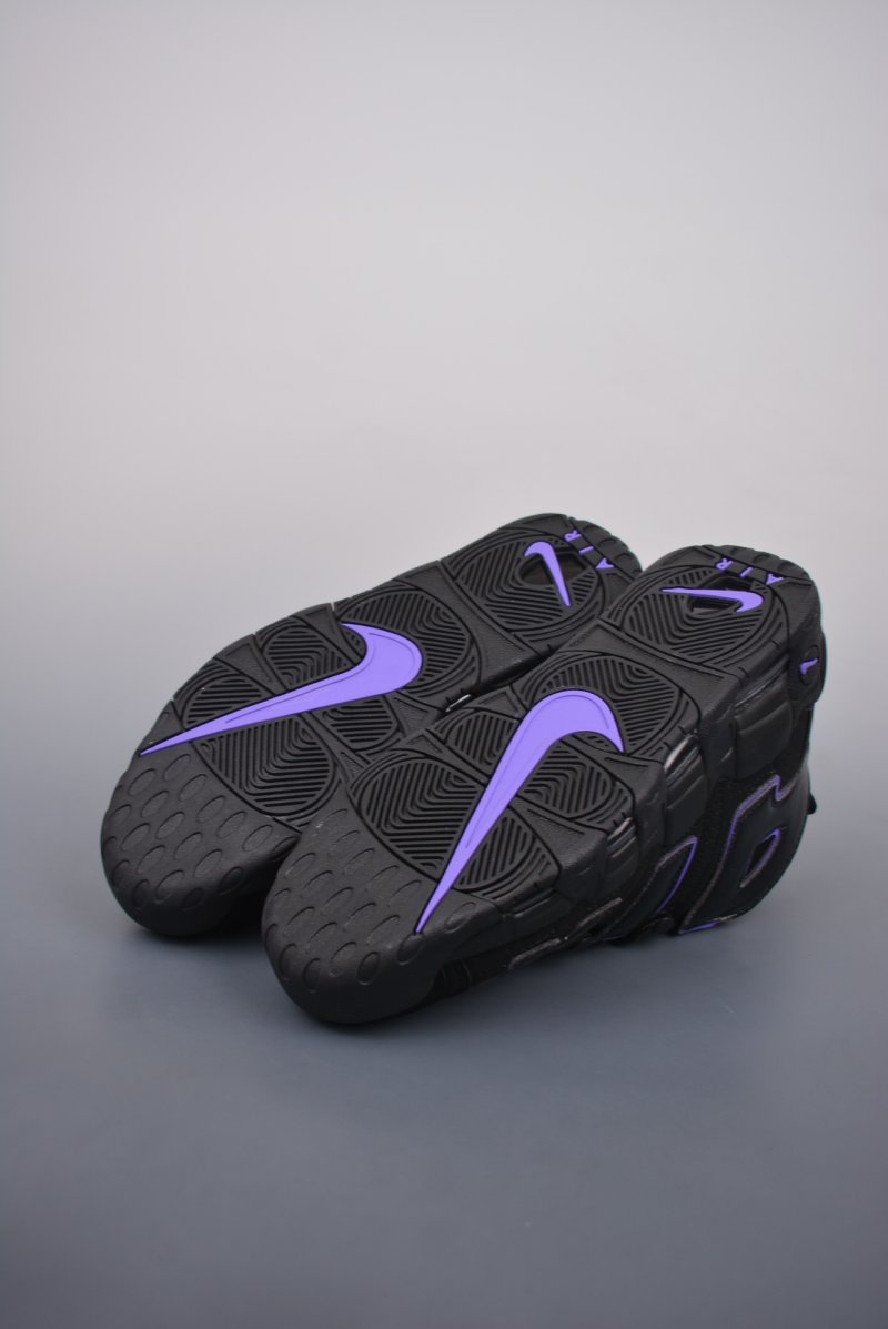 Nike Air More Uptempo 'Black / Purple' view