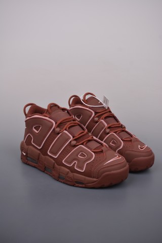 Nike Air More Uptempo 'Chocolate Brown' view 1
