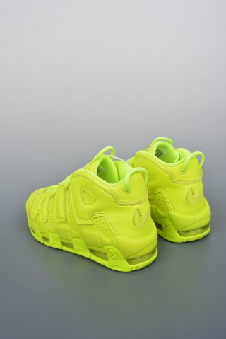 Nike Air More Uptempo 'Neon Yellow' view 2