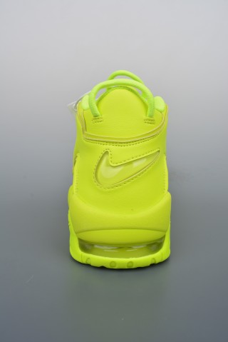 Nike Air More Uptempo 'Neon Yellow' view 4