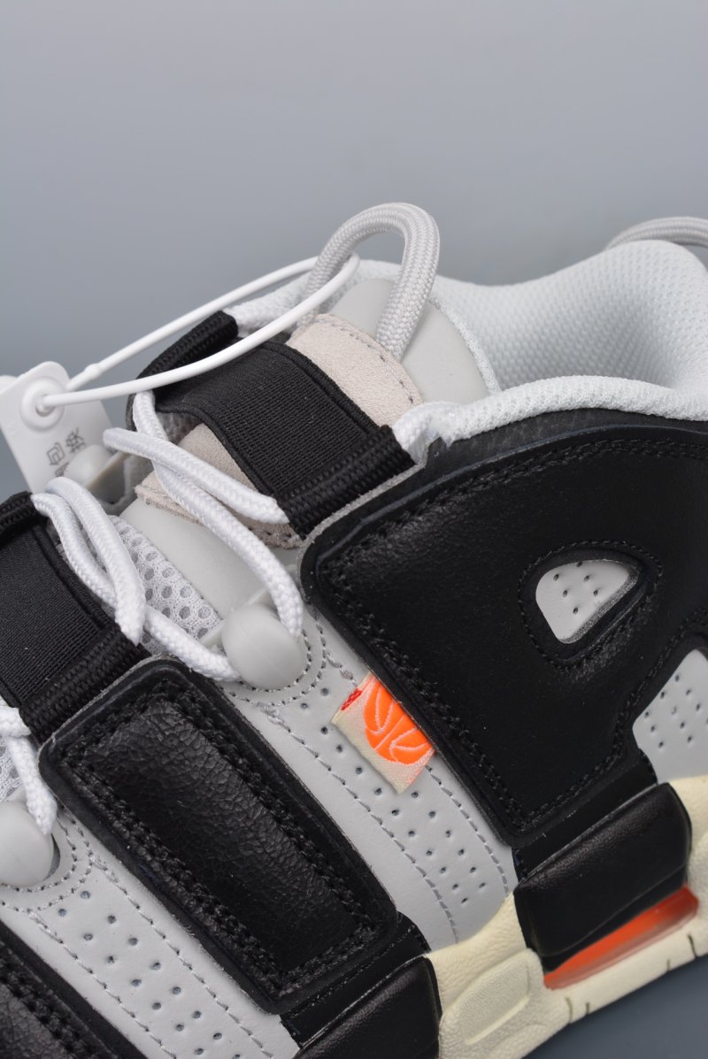 Nike Air More Uptempo 'Black / Grey / Orange' view