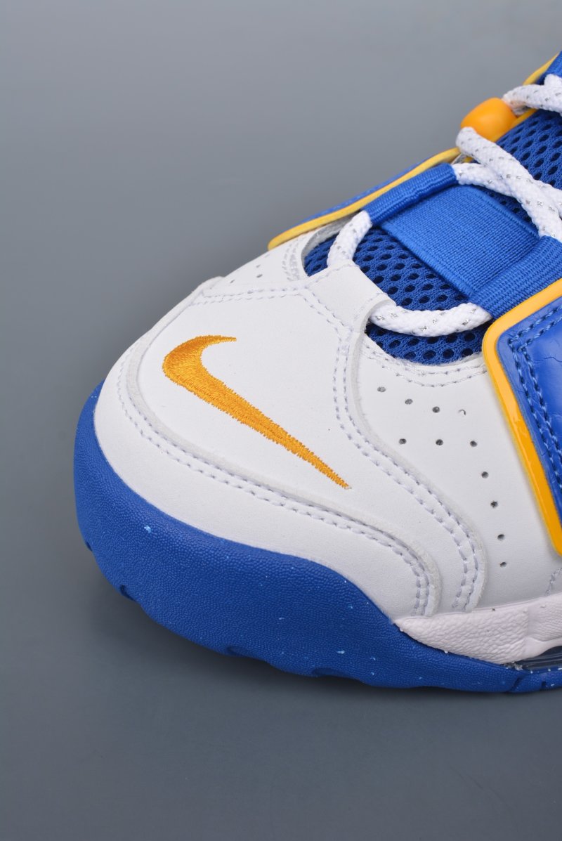 Nike Air More Uptempo 'White / Blue / Yellow' view