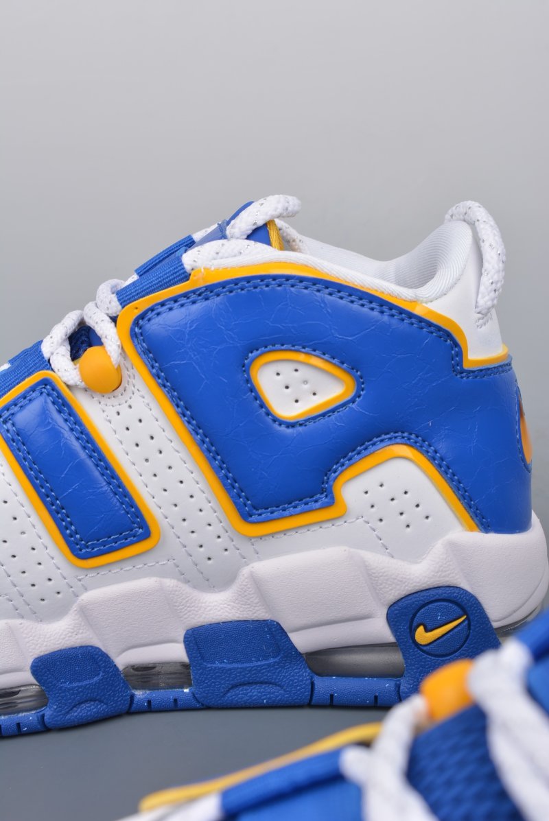 Nike Air More Uptempo 'White / Blue / Yellow' view