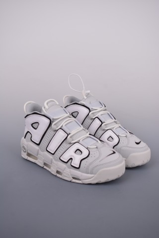 Nike Air More Uptempo 'White / Grey' view 1