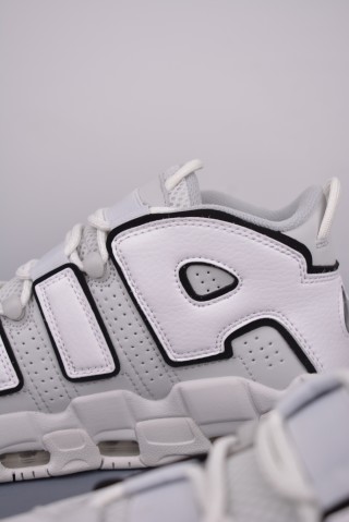 Nike Air More Uptempo 'White / Grey' view 8