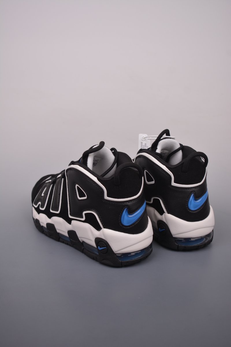 Nike Air More Uptempo 'Black / White / Blue' view
