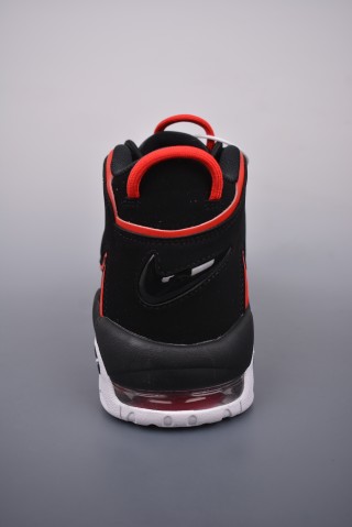 Nike Air More Uptempo 'Black / Red' view 4