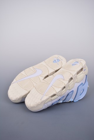 Nike Air More Uptempo 'White / Beige / Blue' view 3
