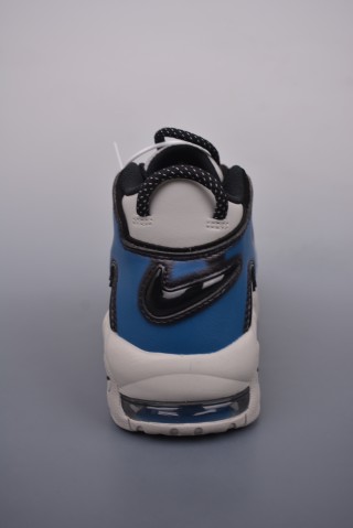 Nike Air More Uptempo 'Grey / Blue' view 4