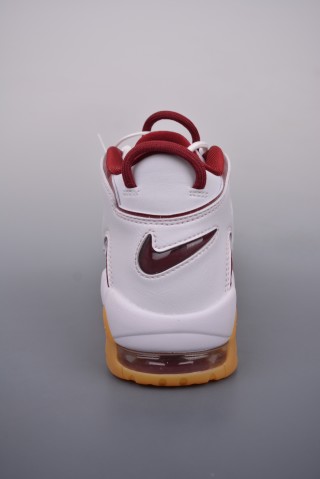 Nike Air More Uptempo 'White / Red' view 4