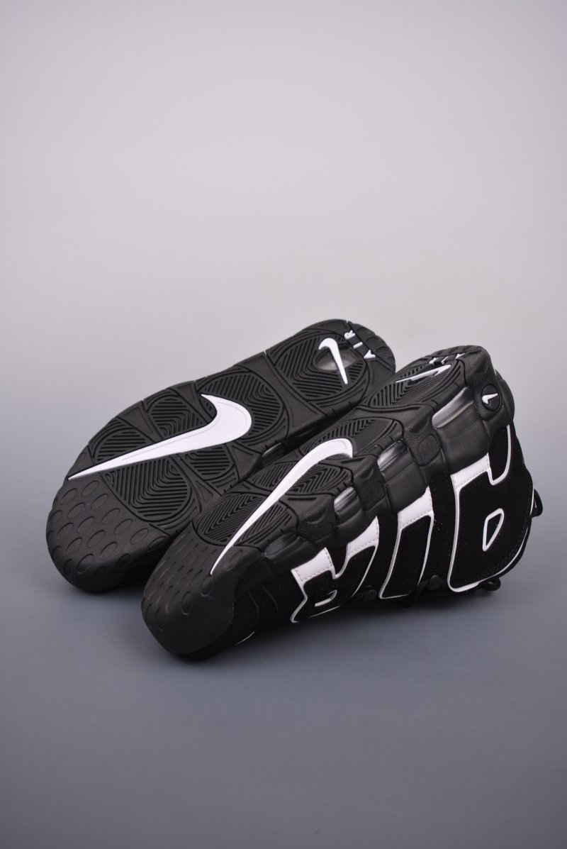 Nike Air More Uptempo 'Black / White' view