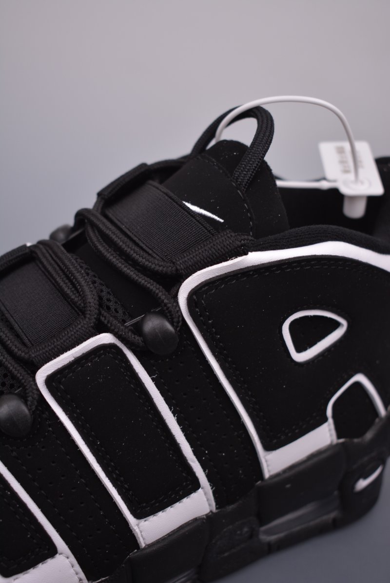Nike Air More Uptempo 'Black / White' view