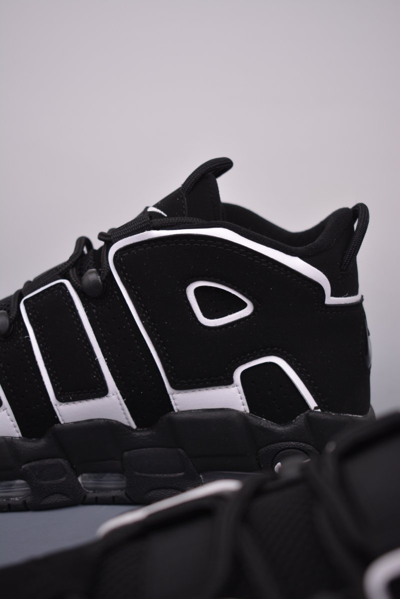Nike Air More Uptempo 'Black / White' view
