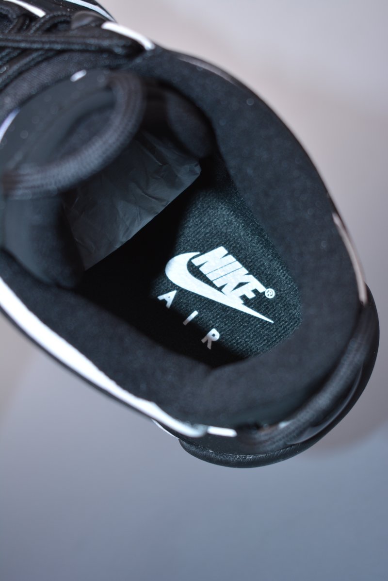 Nike Air More Uptempo 'Black / White' view