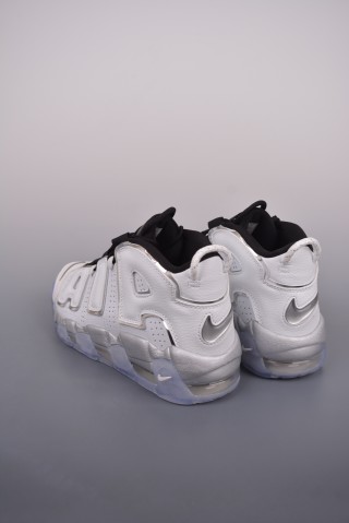 Nike Air More Uptempo OG 'White / Black' view 2