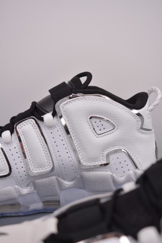 Nike Air More Uptempo OG 'White / Black' view 8