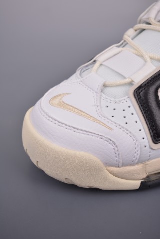 Nike Air More Uptempo OG 'White / Black' view 6