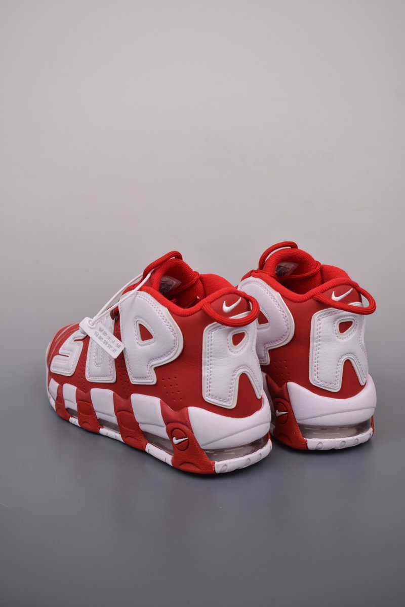 Nike Air More Uptempo Supreme 'White / Red' view