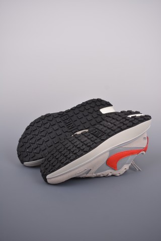 Nike Waffle Phoenix 'Grey / Red' view 3