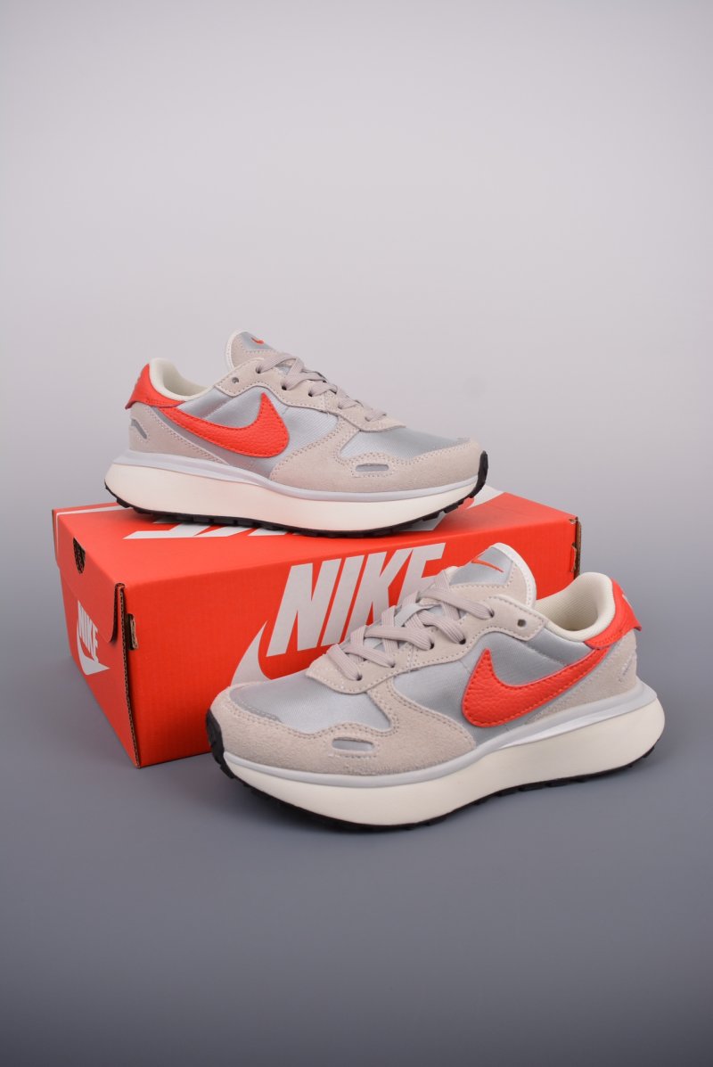 Nike Waffle Phoenix 'Grey / Red' view