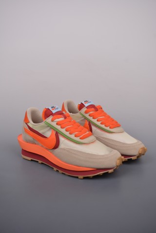 Sacai x Nike LDWaffle 'White' view 1