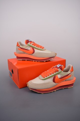 Sacai x Nike LDWaffle 'White' view 5