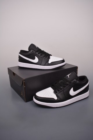 Air Jordan 1 Low 'Black / White' view 5