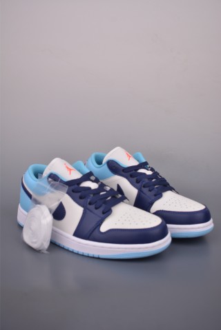Air Jordan 1 Low 'White / Blue' view 1