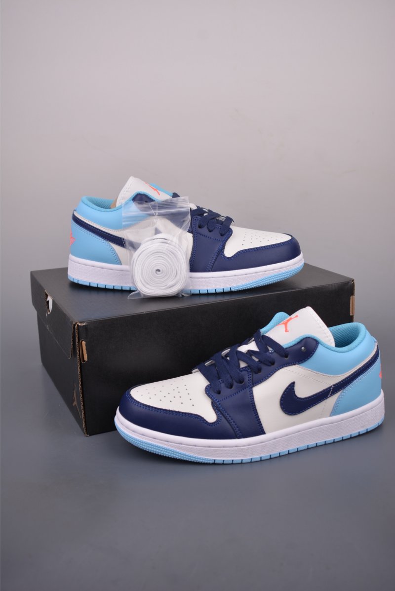 Air Jordan 1 Low 'White / Blue' view