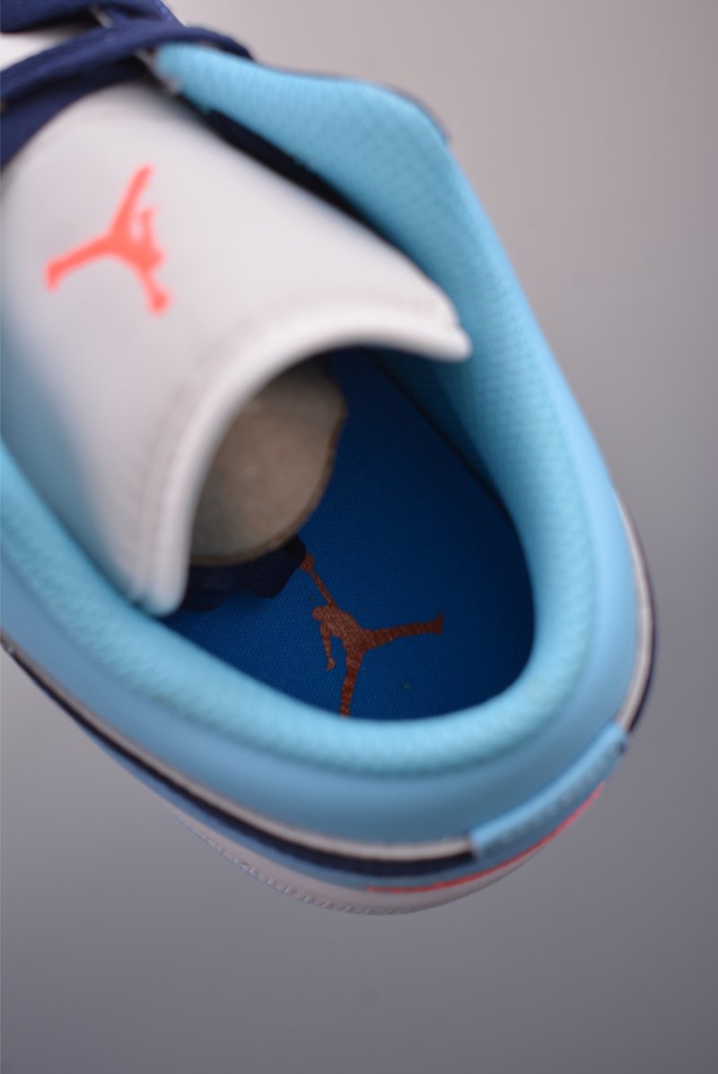 Air Jordan 1 Low 'White / Blue' view