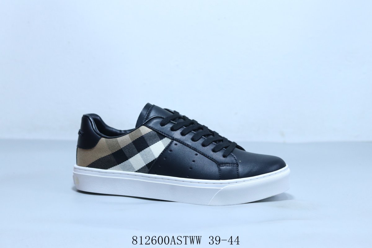 Burberry Canvas Leather Low