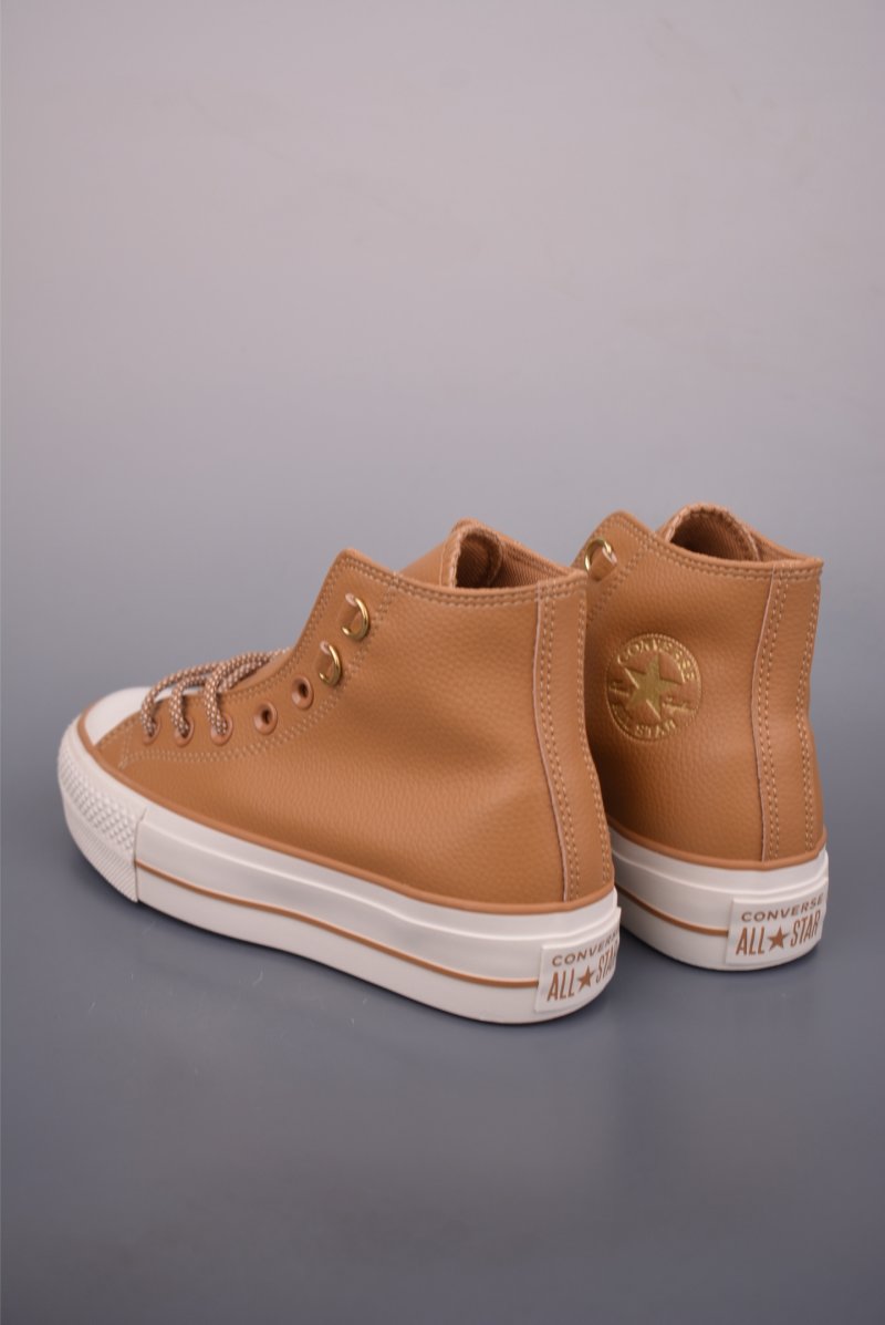 Converse All Star Lift 'White / Brown' view