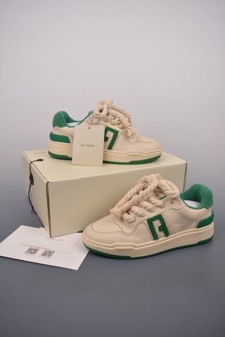 Foot Industry Basketball 90s Sneakers 'White / Brown' view 4