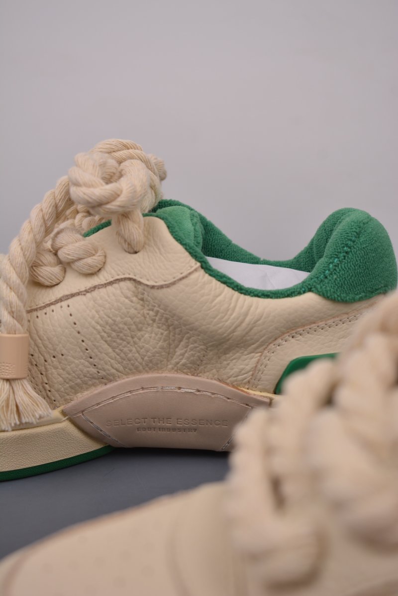 Foot Industry Basketball 90s Sneakers 'White / Brown' view