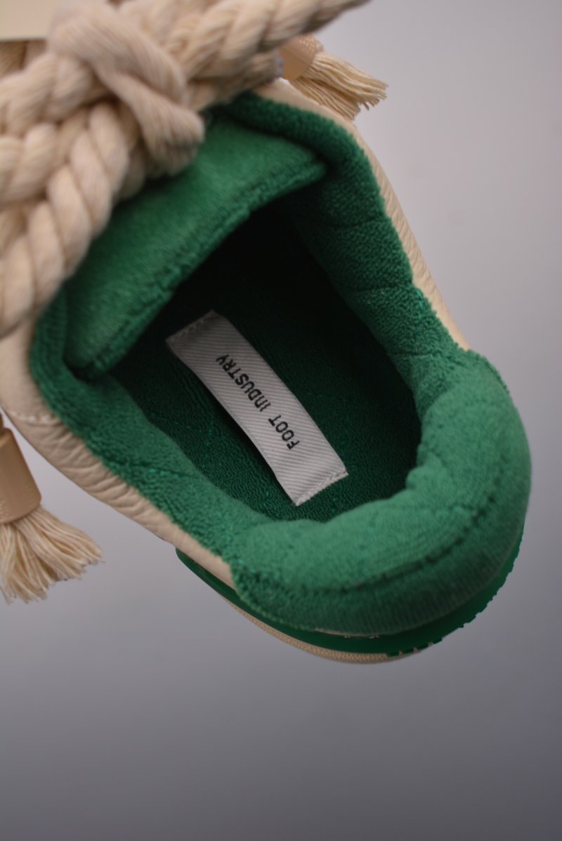 Foot Industry Basketball 90s Sneakers 'White / Brown' view