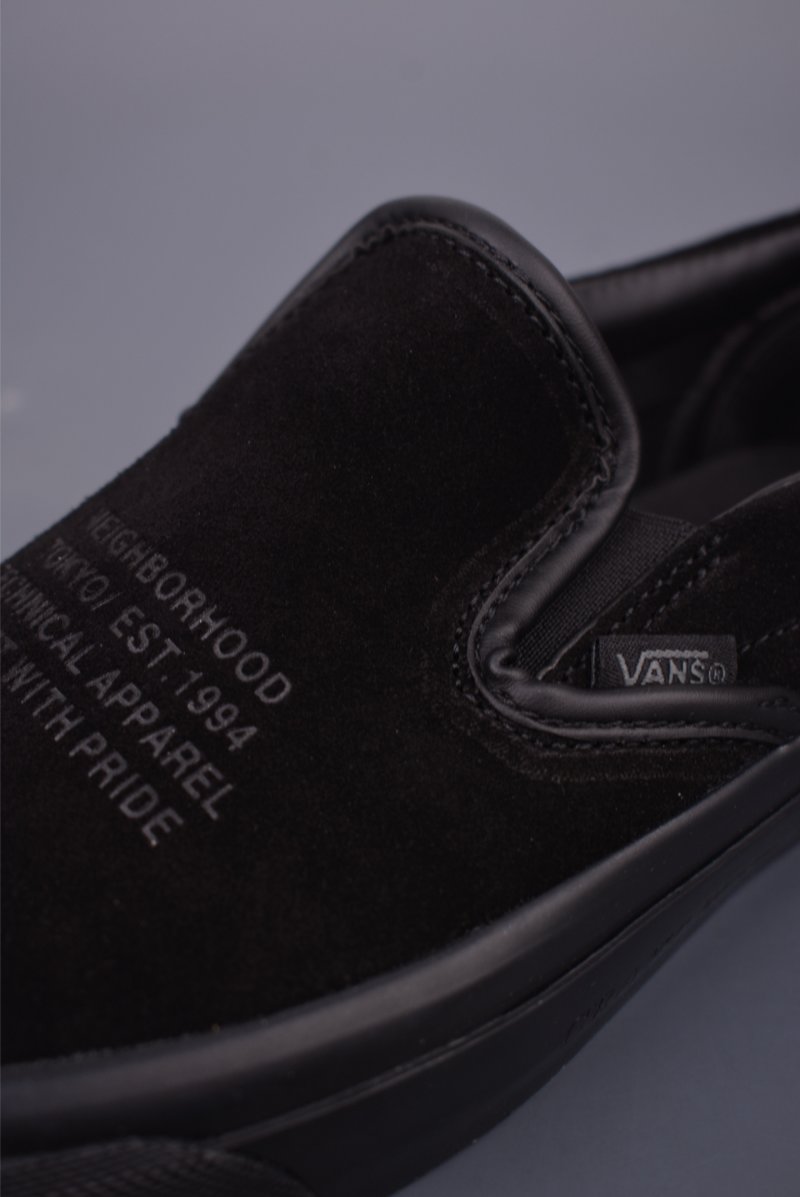 Neighborhood x OTW by Vans Classic Slip-On 98 'Black / Beige' view