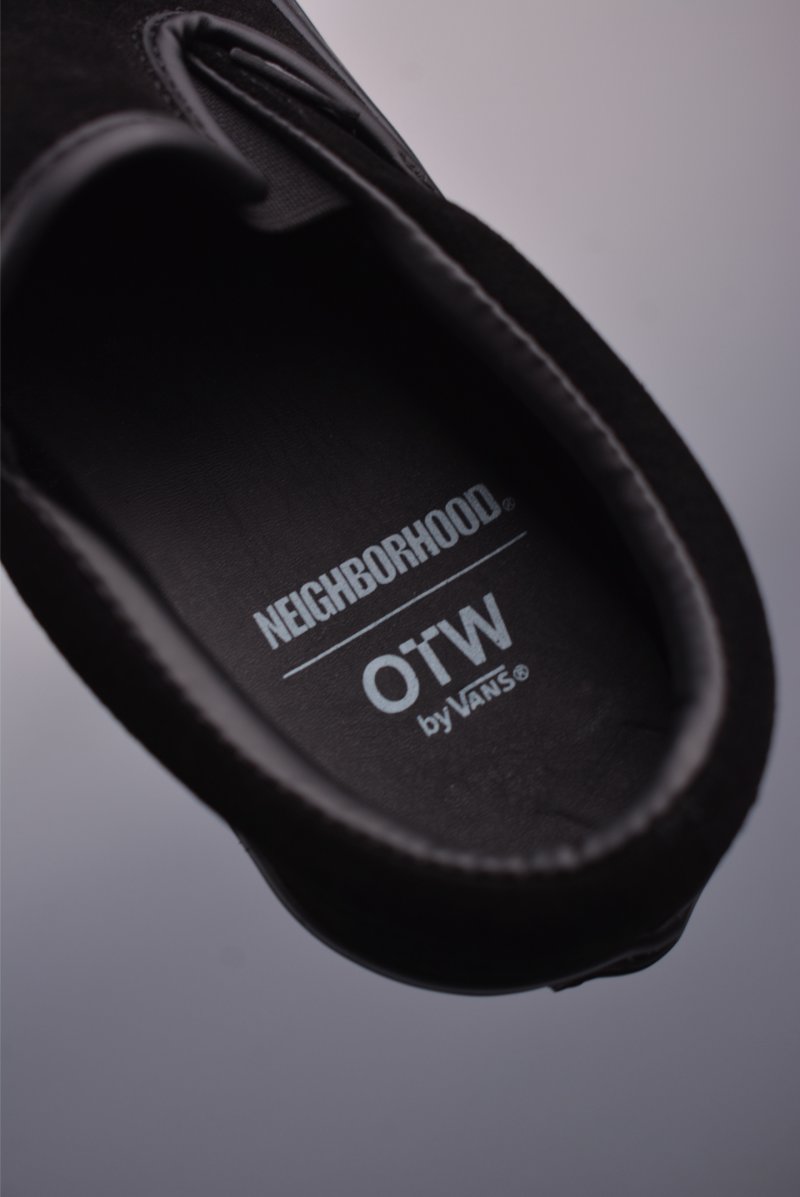 Neighborhood x OTW by Vans Classic Slip-On 98 'Black / Beige' view