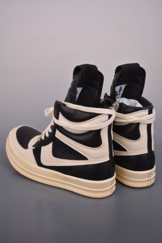 Rick Owens High 'Black / White / Pink' view 2