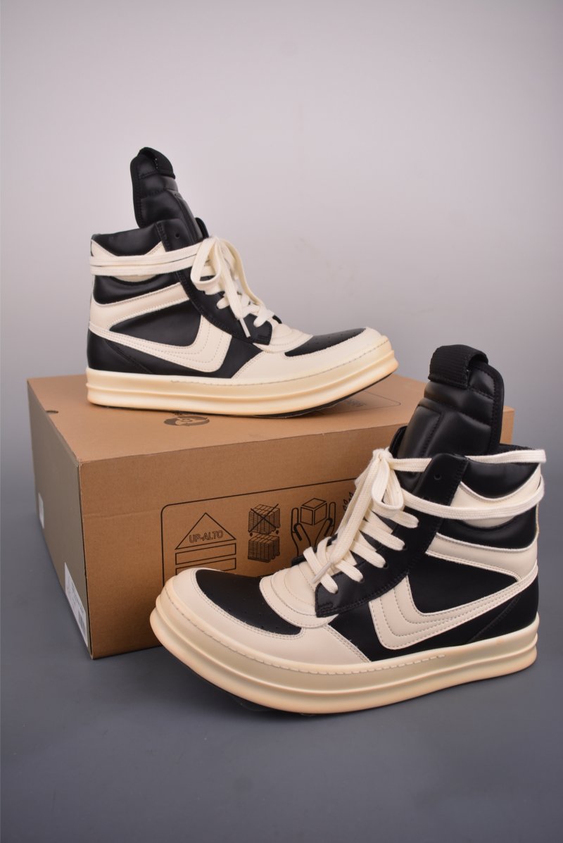 Rick Owens High 'Black / White / Pink' view