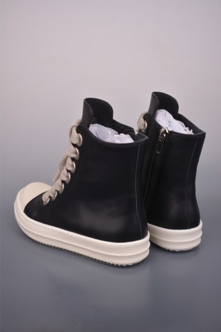 Rick Owens High 'Black / White / Pink' view 2