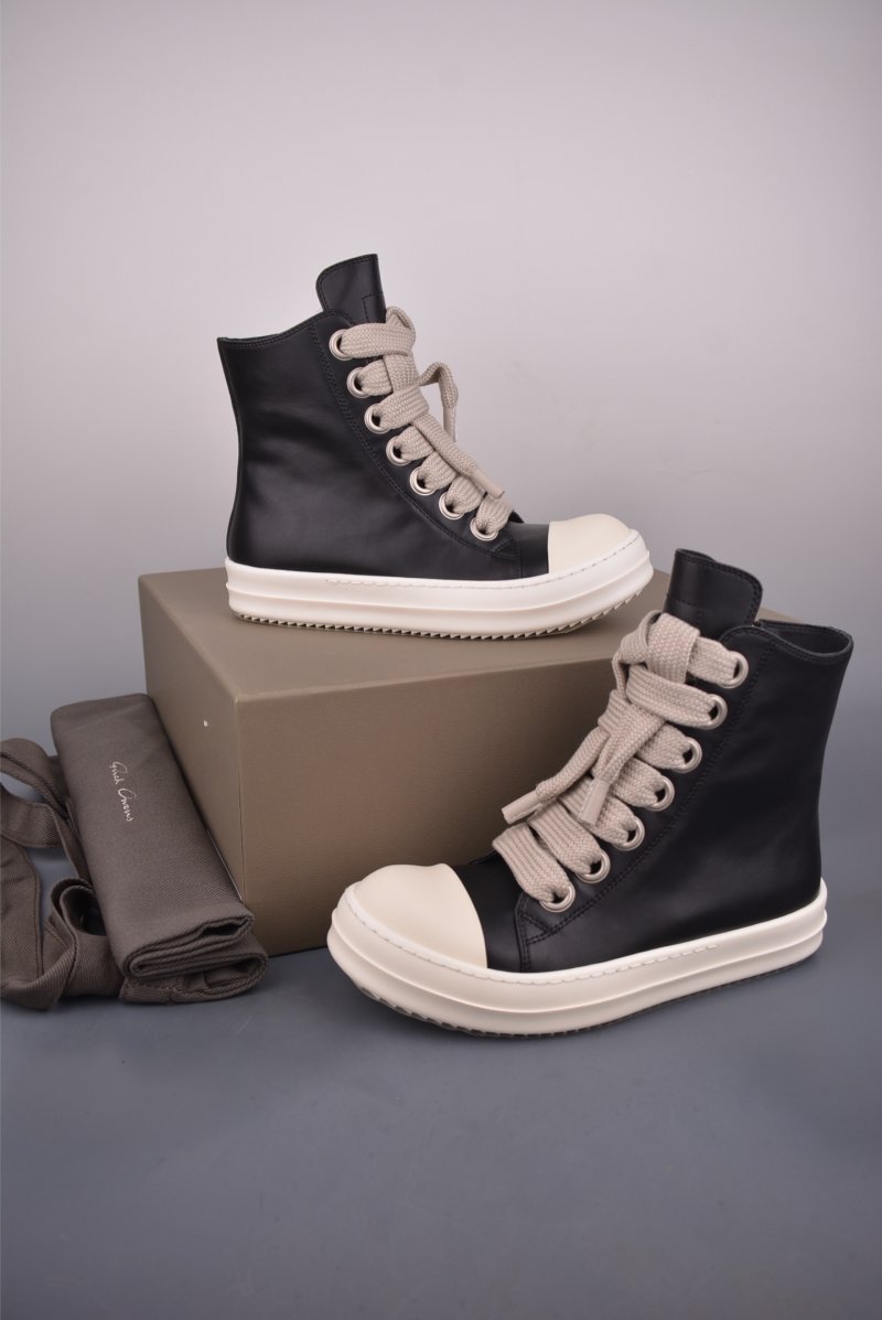 Rick Owens High 'Black / White / Pink' view