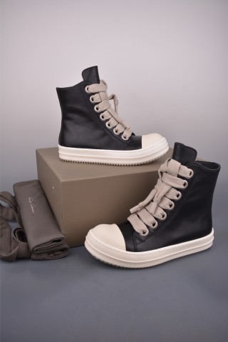Rick Owens High 'Black / White / Pink' view 5