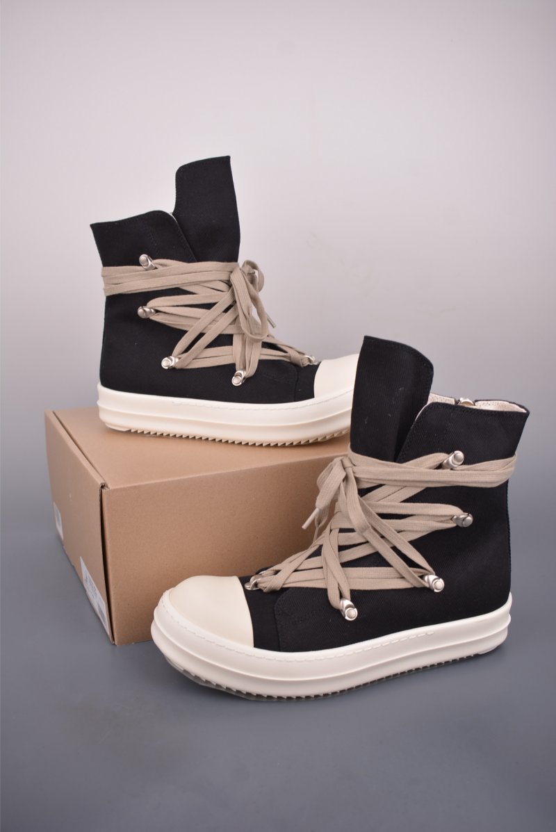 Rick Owens High 'Black / White / Pink' view