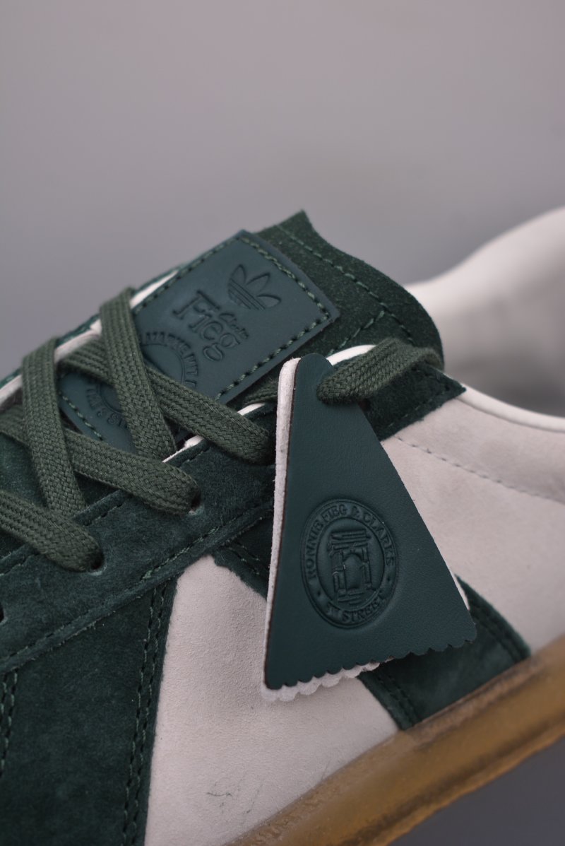 Ronnie Fieg x Clarks 8th St 'White / Green' view