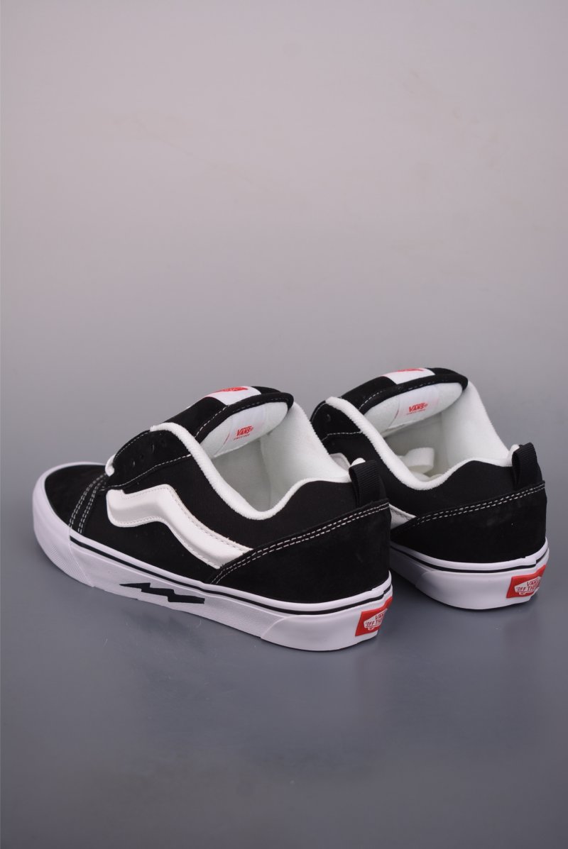 Vans Knu Skool 'Black / White' view