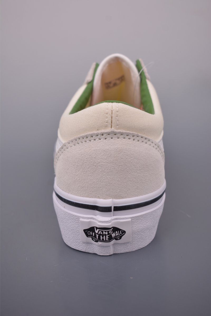 Vans Old Skool 'White / Green' view