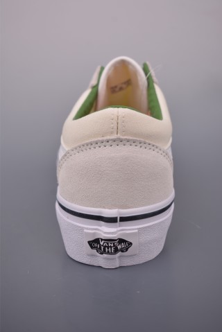 Vans Old Skool 'White / Green' view 4