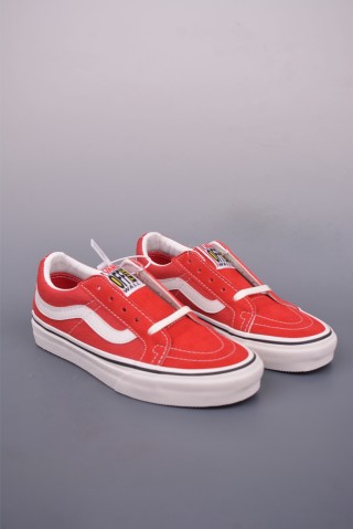 Vans Sk8-Low 'Red / White' view 1
